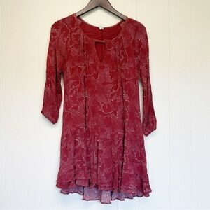 GENTLE FAWN Sonnet Henna Floral Tunic Boho Dress